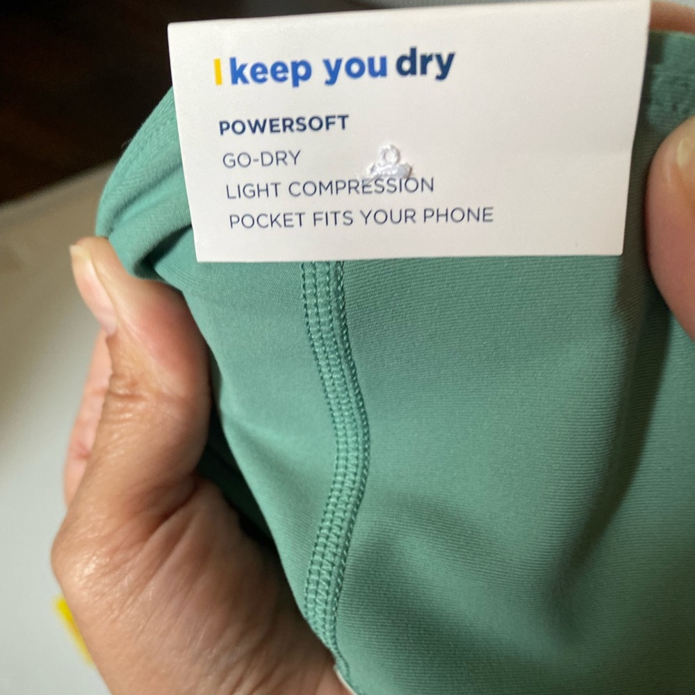 🆕 High Rise Powesoft Bike Shorts Size M 8” inseam - Picture 13 of 13